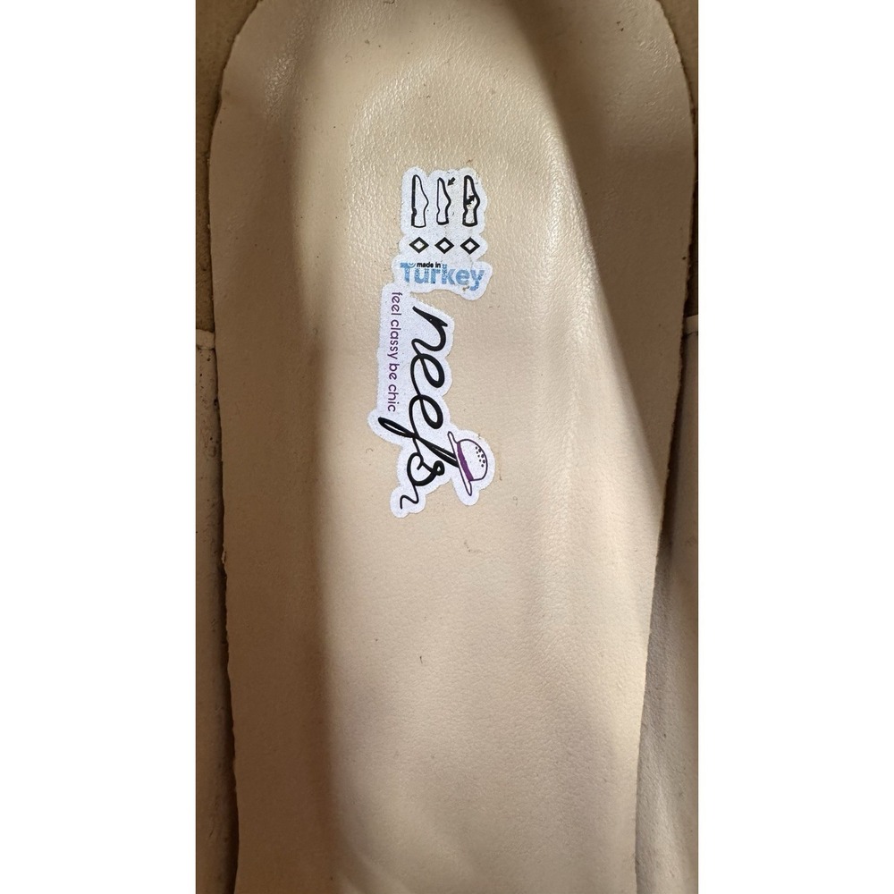 Artsy Graphic Face Print Loafers Square Toe Statement Flats Women's – Neefs 10.5 - Picture 6 of 7